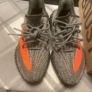 Yeezy Men's Shoes - Gray and Orange